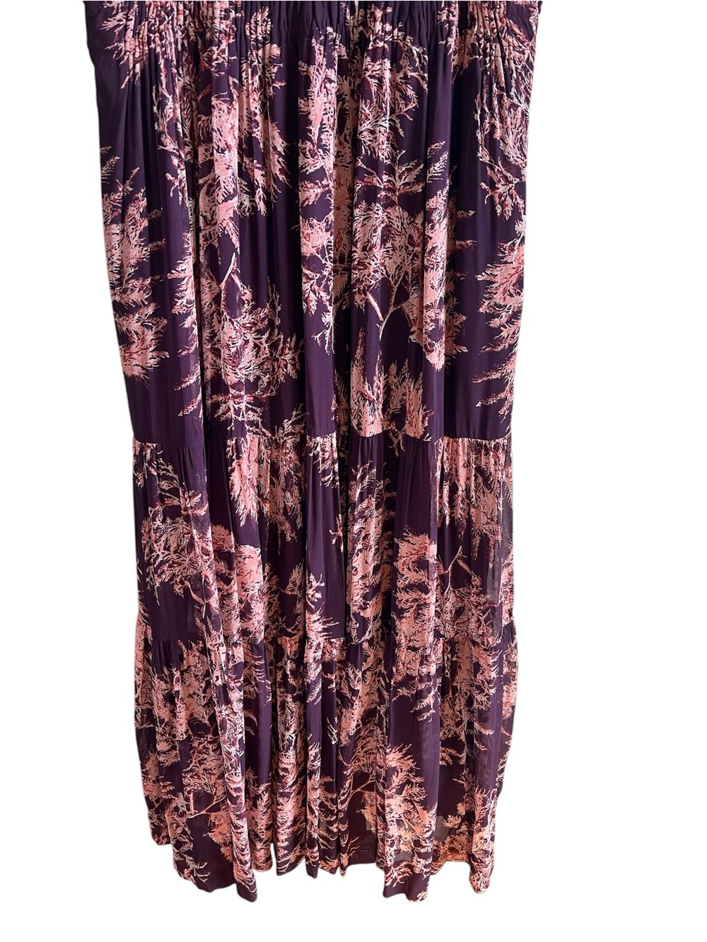 Anthropologie Somerset Maxi Dress floral Chiffon Edition XL excellent condition - Picture 14 of 16